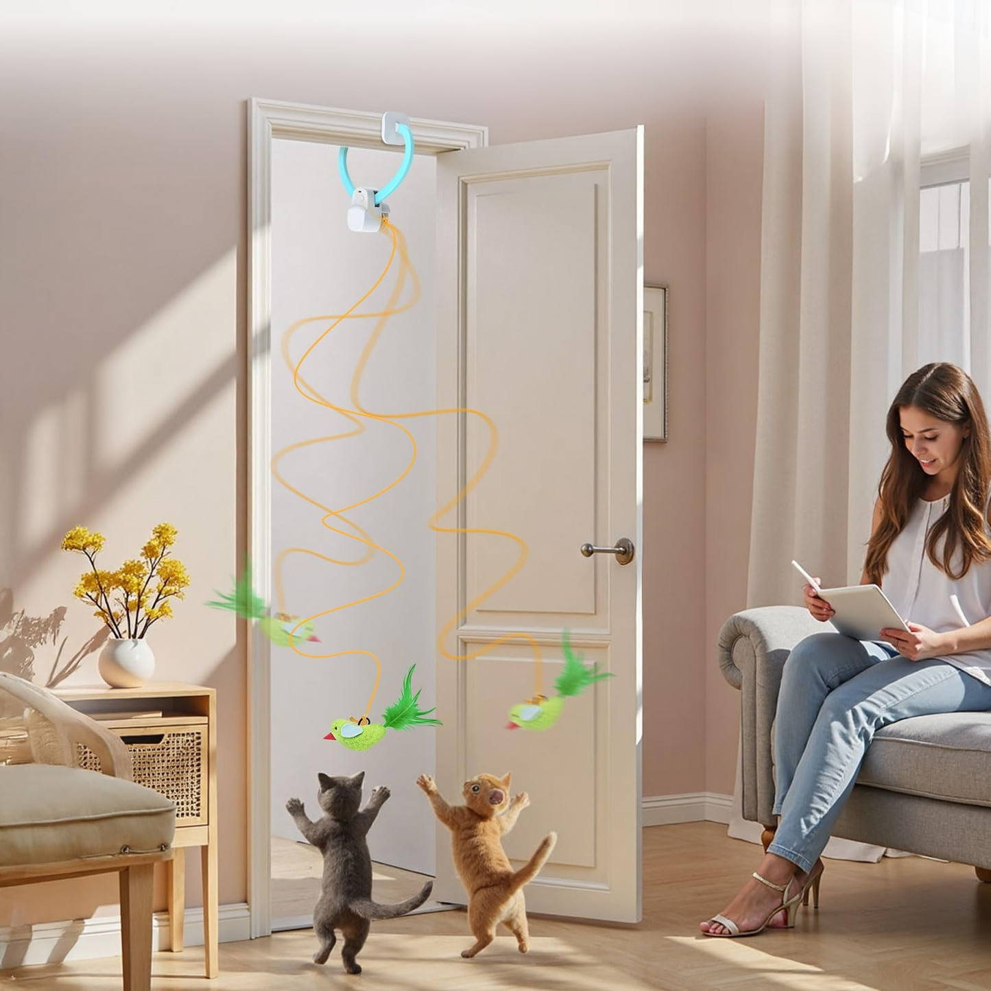 Interaktywna zabawka dla kota